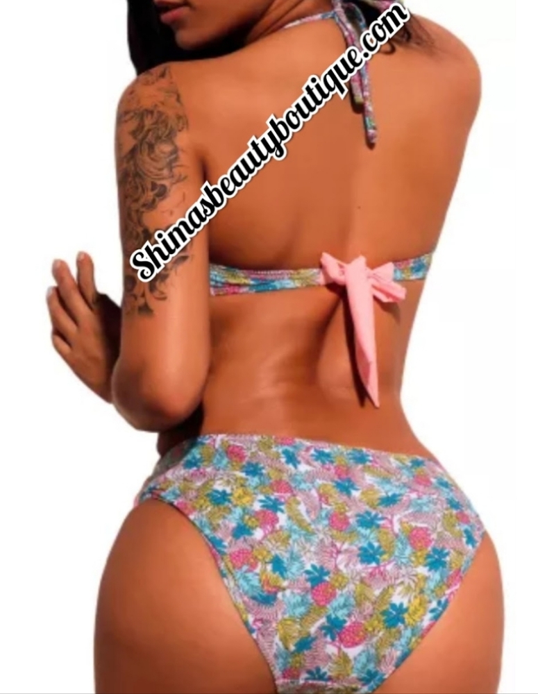 Flower bathing suit